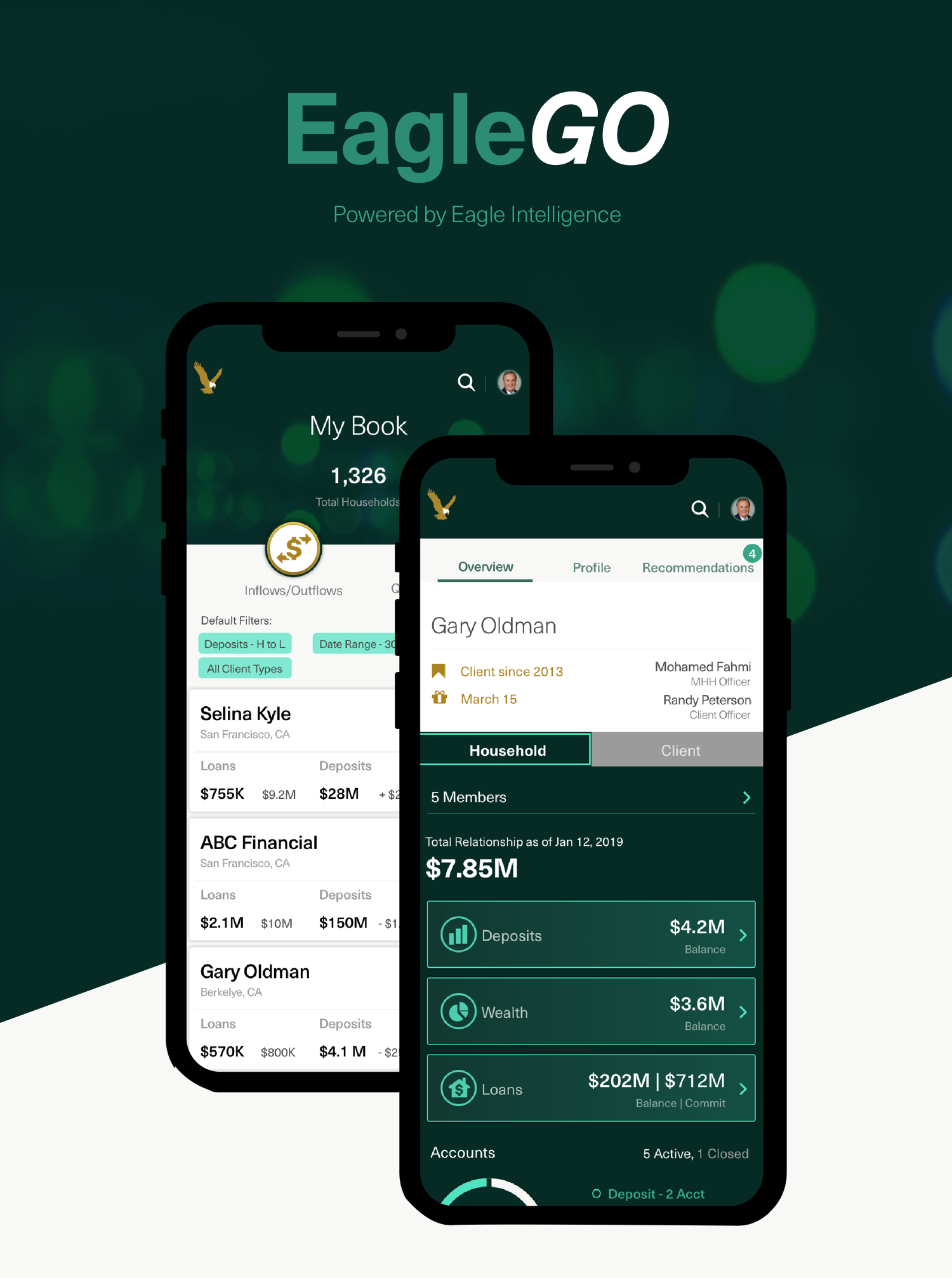 EagleGO mobile design mockup